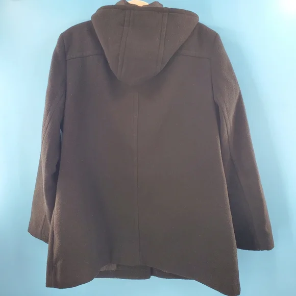 New England Mackintosh black hooded coat XL - Picture 14 of 14